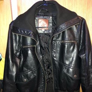 Leather jacket